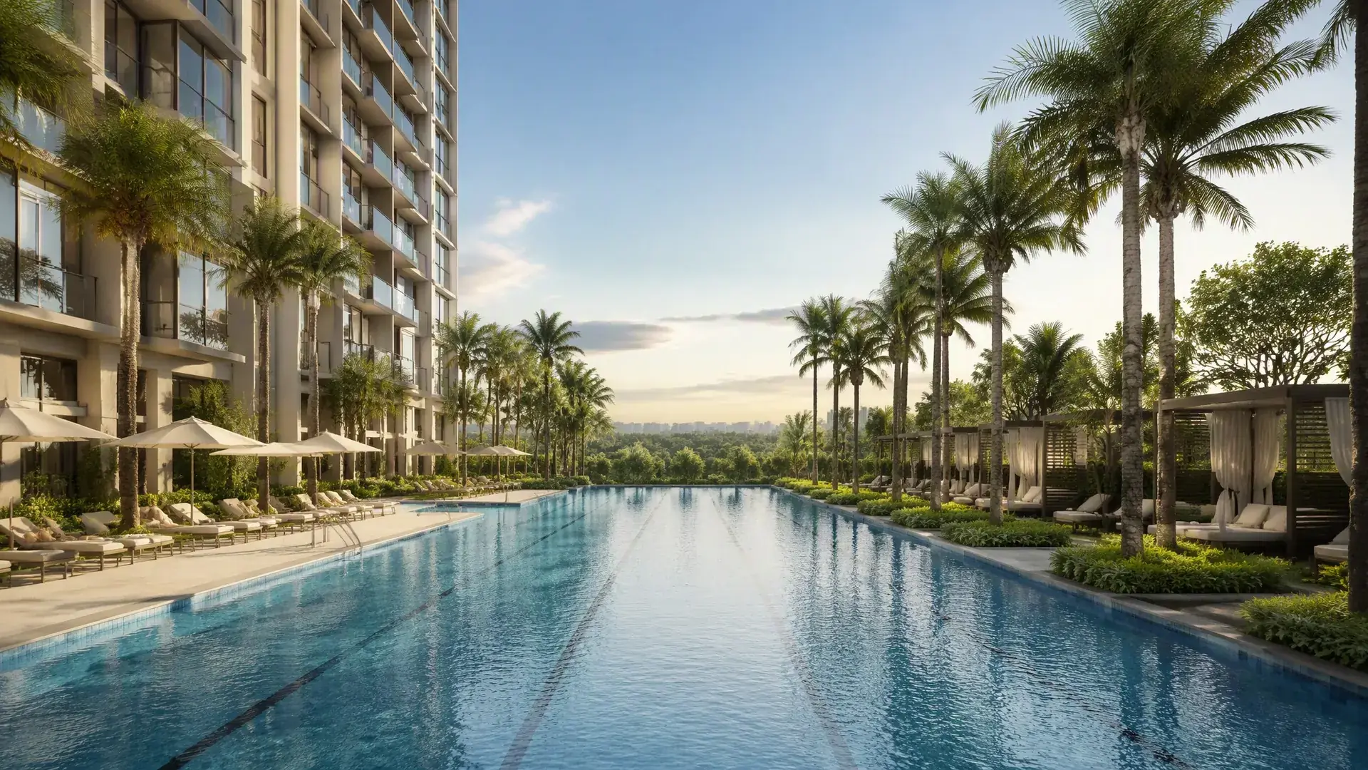 Artist’s impression — resort-style lap pool at Wynwood Grand EC