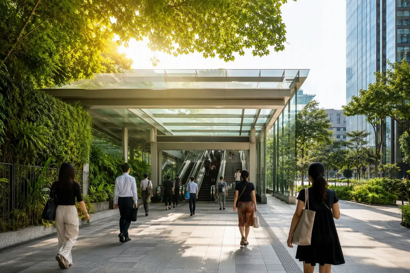 Woodlands South MRT station on the Thomson–East Coast Line